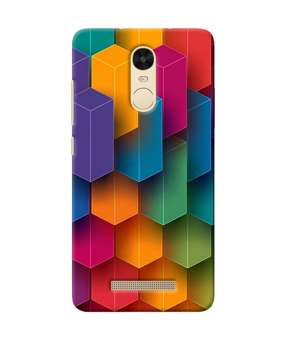 Abstract Rectangle Print Redmi Note 3 Back Cover