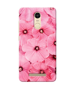Pink Flowers Redmi Note 3 Back Cover