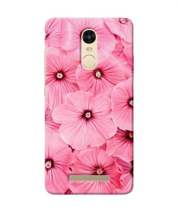 Pink Flowers Redmi Note 3 Back Cover