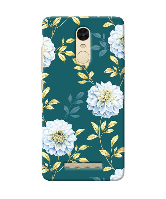 Flower Canvas Redmi Note 3 Back Cover