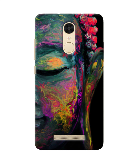 Buddha Face Painting Redmi Note 3 Back Cover