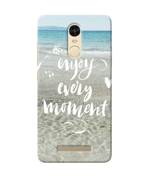 Enjoy Every Moment Sea Redmi Note 3 Back Cover