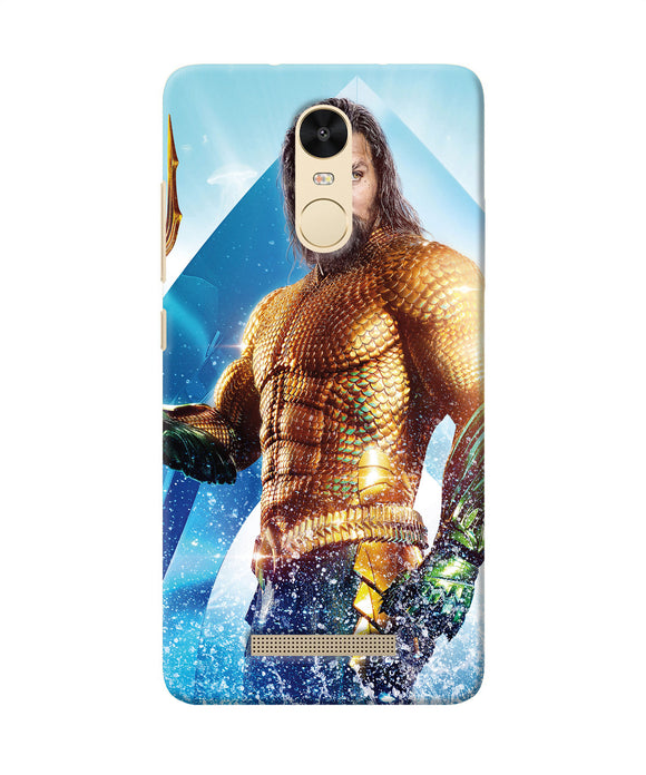 Aquaman Water Poster Redmi Note 3 Back Cover