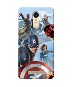 Avengers On The Sky Redmi Note 3 Back Cover