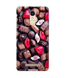 Valentine Special Chocolates Redmi Note 3 Back Cover