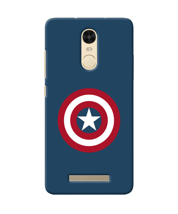 Captain America Logo Redmi Note 3 Back Cover