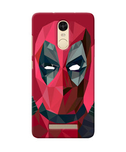 Abstract Deadpool Full Mask Redmi Note 3 Back Cover