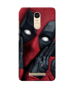 Thinking Deadpool Redmi Note 3 Back Cover