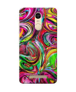 Abstract Colorful Ink Redmi Note 3 Back Cover