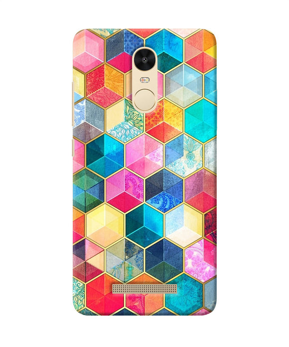 Abstract Color Box Redmi Note 3 Back Cover