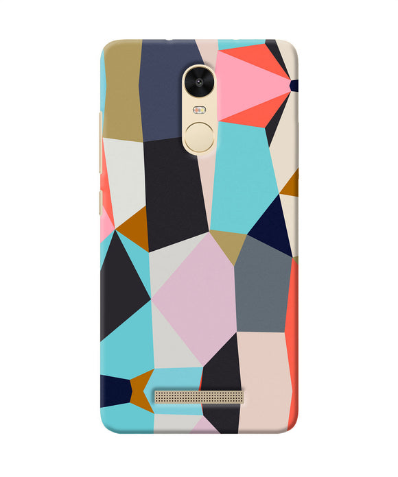 Abstract Colorful Shapes Redmi Note 3 Back Cover