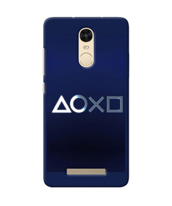 Aoxo Logo Redmi Note 3 Back Cover