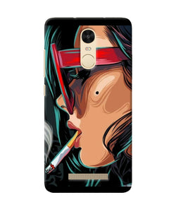 Smoking Girl Redmi Note 3 Back Cover
