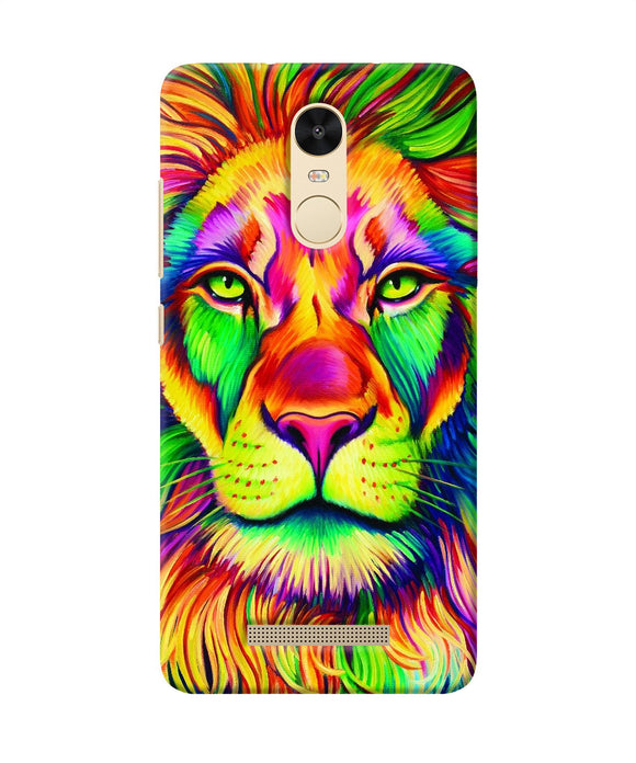Lion Color Poster Redmi Note 3 Back Cover