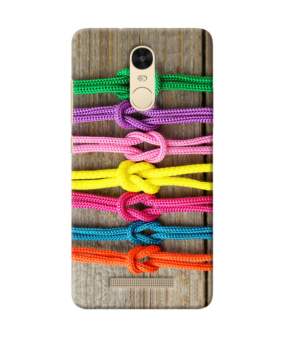 Colorful Shoelace Redmi Note 3 Back Cover