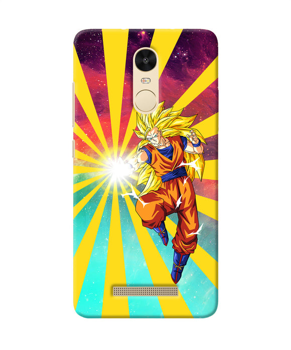 Goku Super Saiyan Redmi Note 3 Back Cover