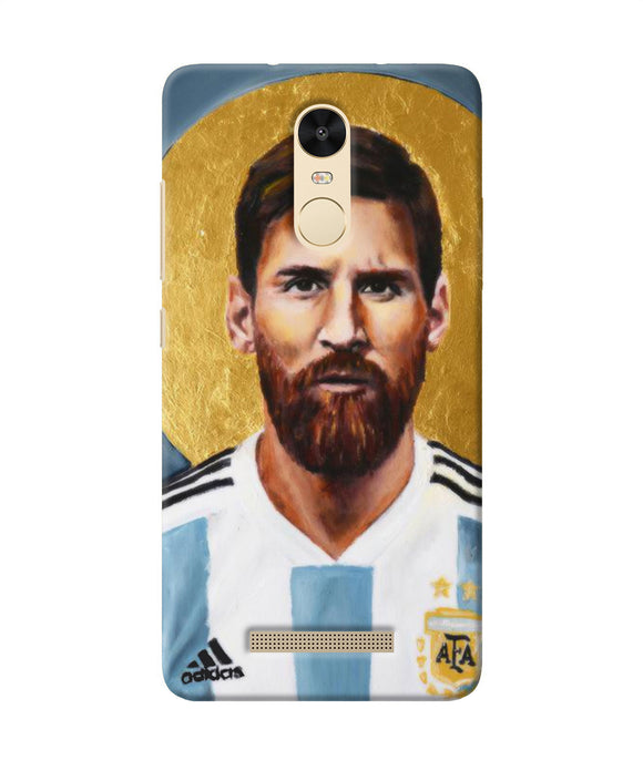 Messi Face Redmi Note 3 Back Cover