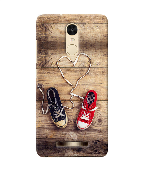 Shoelace Heart Redmi Note 3 Back Cover