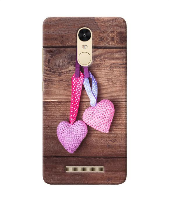 Two Gift Hearts Redmi Note 3 Back Cover