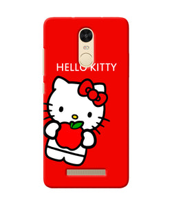 Hello Kitty Red Redmi Note 3 Back Cover