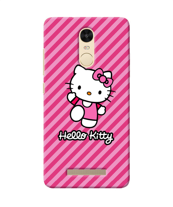 Hello Kitty Pink Redmi Note 3 Back Cover