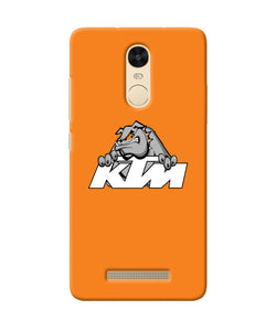 Ktm Dog Logo Redmi Note 3 Back Cover