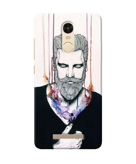 Beard Man Character Redmi Note 3 Back Cover