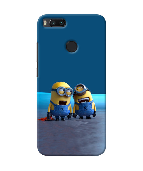 Minion Laughing Mi A1 Back Cover