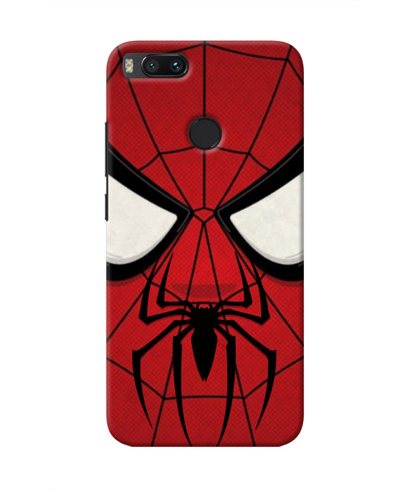 Spiderman Face Mi A1 Real 4D Back Cover