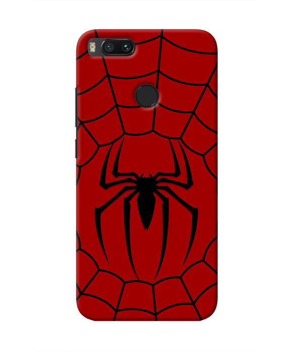 Spiderman Web Mi A1 Real 4D Back Cover