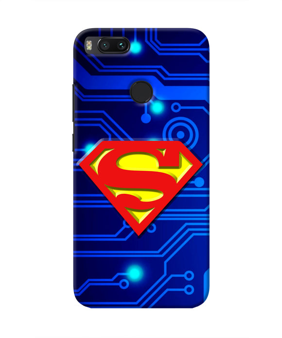 Superman Abstract Mi A1 Real 4D Back Cover