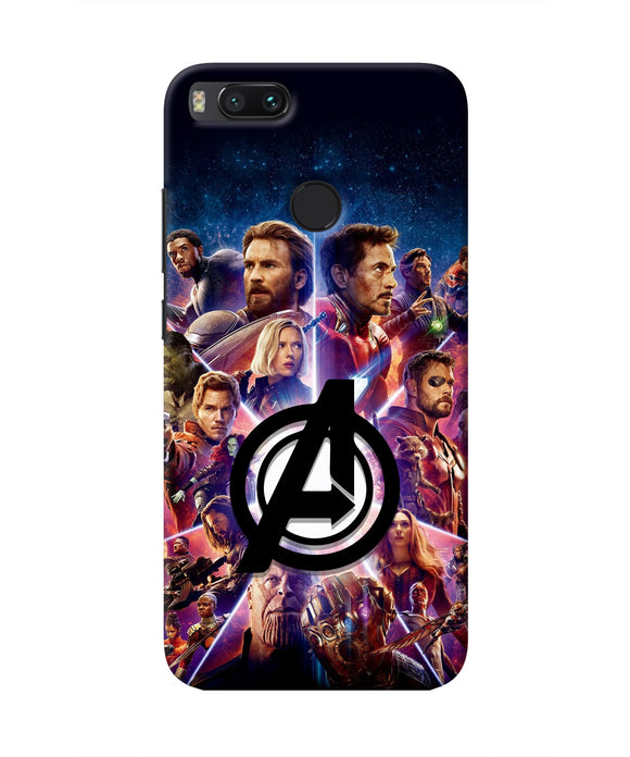 Avengers Superheroes Mi A1 Real 4D Back Cover