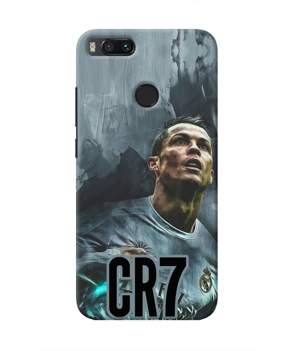 Christiano Ronaldo Grey Mi A1 Real 4D Back Cover