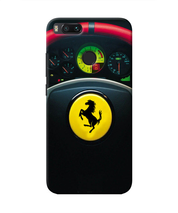 Ferrari Steeriing Wheel Mi A1 Real 4D Back Cover