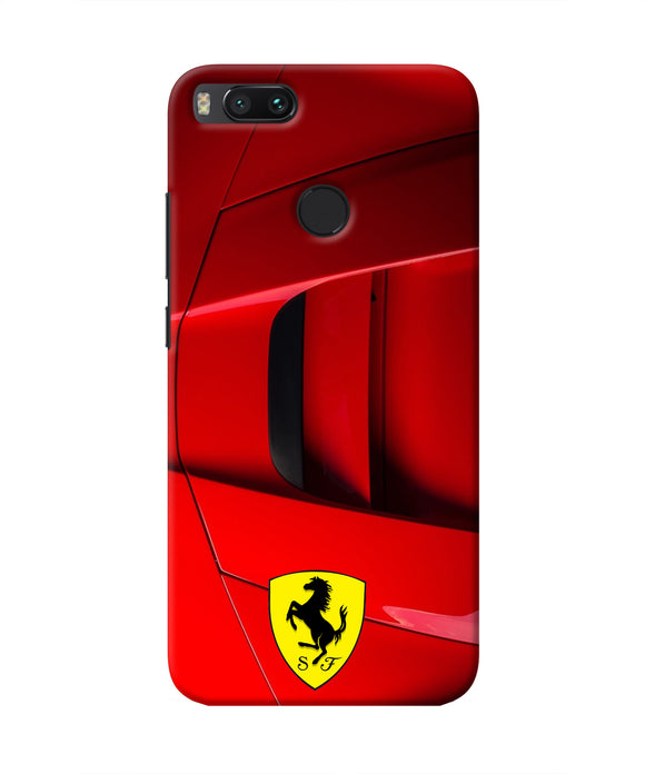 Ferrari Car Mi A1 Real 4D Back Cover