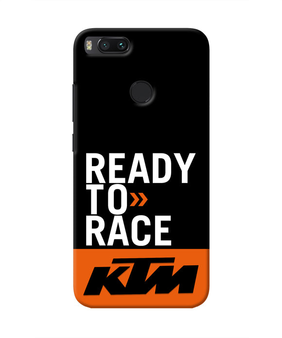 KTM Ready To Race Mi A1 Real 4D Back Cover