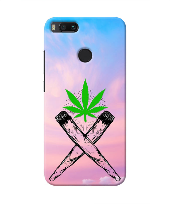 Weed Dreamy Mi A1 Real 4D Back Cover