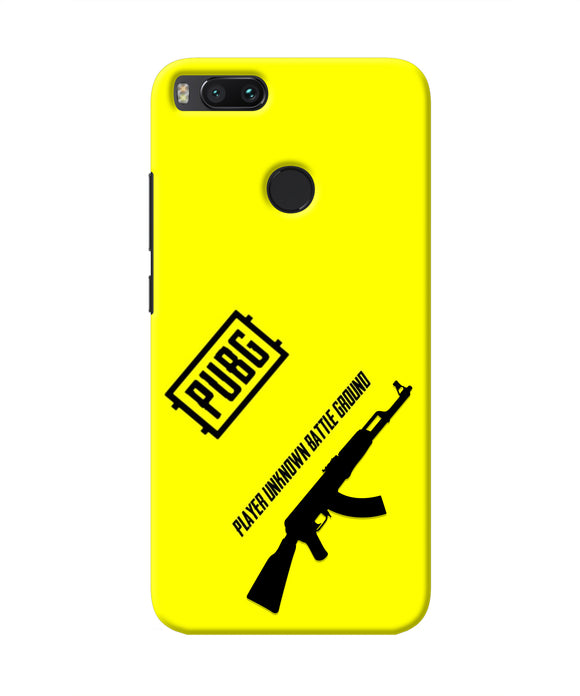 PUBG AKM Gun Mi A1 Real 4D Back Cover