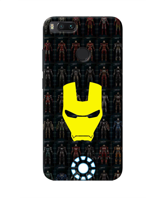 Iron Man Suit Mi A1 Real 4D Back Cover