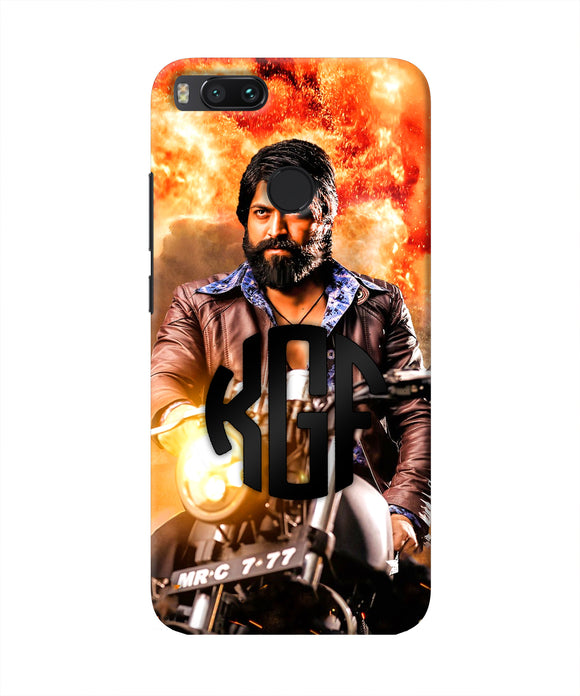 Rocky Bhai on Bike Mi A1 Real 4D Back Cover