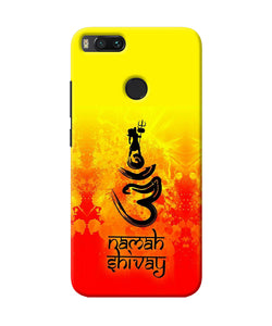 Om Namah Shivay Mi A1 Back Cover