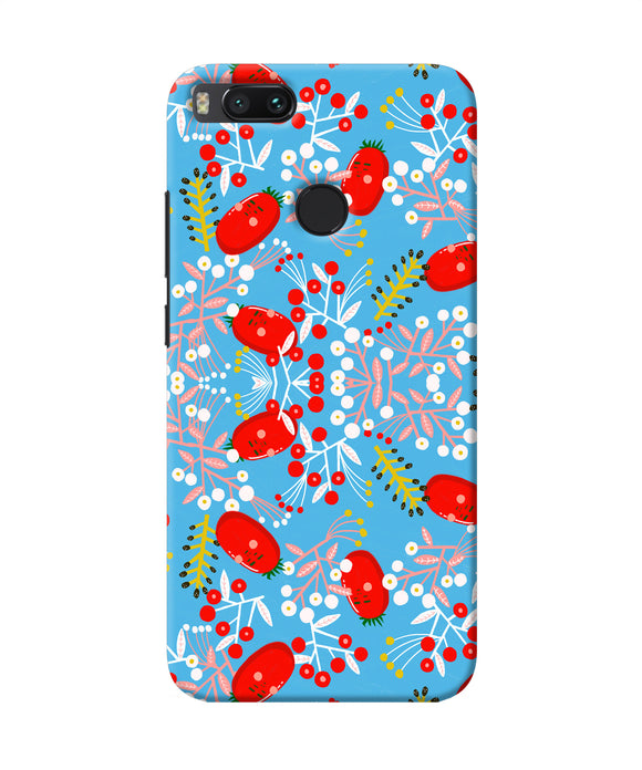 Small Red Animation Pattern Mi A1 Back Cover