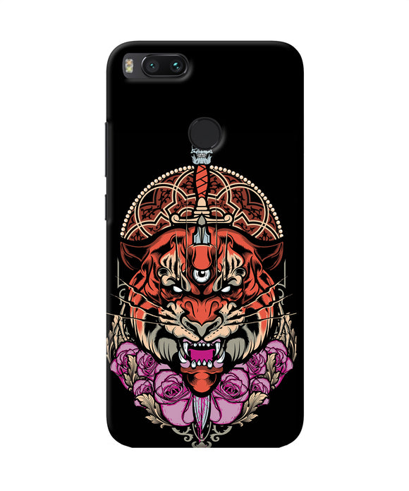 Abstract Tiger Mi A1 Back Cover