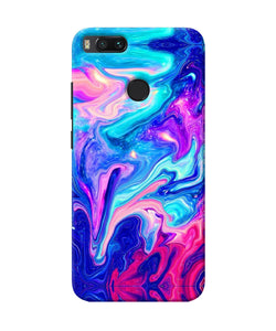 Abstract Colorful Water Mi A1 Back Cover