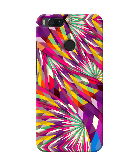 Abstract Colorful Print Mi A1 Back Cover