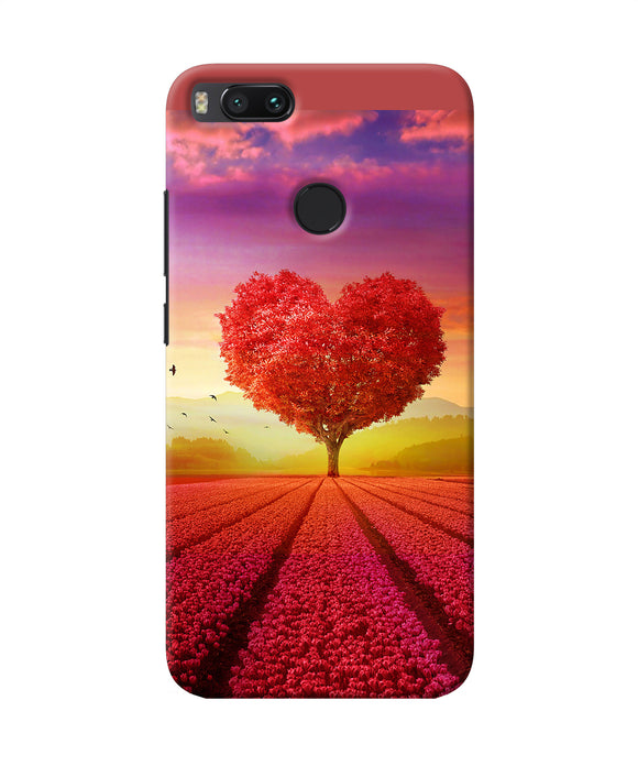 Natural Heart Tree Mi A1 Back Cover