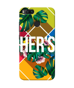 His Her Two Mi A1 Back Cover