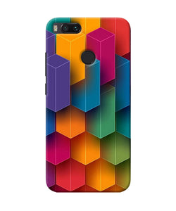 Abstract Rectangle Print Mi A1 Back Cover