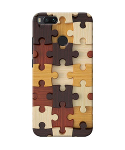 Wooden Puzzle Mi A1 Back Cover