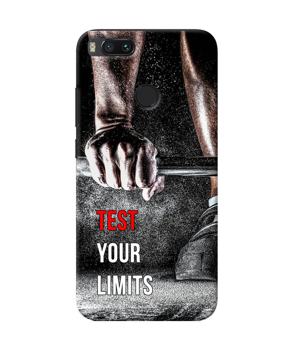 Test Your Limit Quote Mi A1 Back Cover